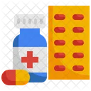 Medicina Pastilla Droga Icono
