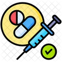 Medicina Inyeccion Droga Icono