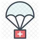 Medicina Medkit Para Quedas Ícone