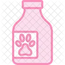 Pet Medicacao Duotone Linha Icone Icon