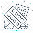 Médicaments pharmaceutiques  Icône