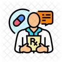 Medication Counseling Pharmacist Icon