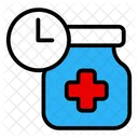 Medication Timing Clock Medicine Timing Icon