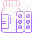 Medicina Pastillas Tabletas Icono