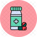 Medicina Botella Droga Icon