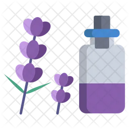 Medicina de aceite de lavanda  Icono