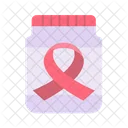 Medicina Contra El Cancer Medicina Frasco De Medicina Icono
