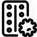 Medicamento para coronavirus  Icono