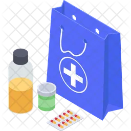 Medicina para el cuidado de la salud  Icono