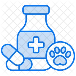 Medicina para mascotas  Icono