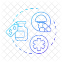 Medicinal mushrooms  Icon