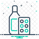 Medicine Bottle Cure Icon