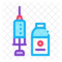 Medicine Syringe Beaker Icon