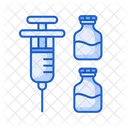 Vaccine Medicine Syringe Icon