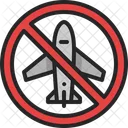 No Plane Flight Airport Icon