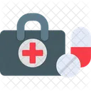 Medicine Bag Cart Icon