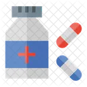 Medicine Capsule Bottle Capsule Icon
