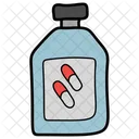 Medicines Bottle Tablets Container Pills Icon