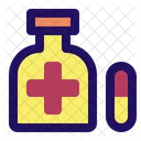 Medicine Bottle Cure Icon