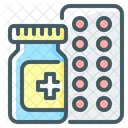 Bottle Drug Medication Icon