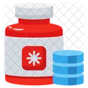Medicine Bottle Jar Icon