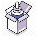 Medicine Box Drops Bottle Aid Icon