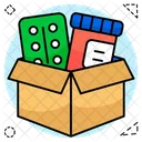 Medicine Box Medicine Parcel Package Icon