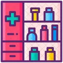 Medicine Cabinet Emergency Kit Healthcare Icon