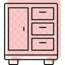 Medicine Cabinet Color Shadow Thinline Icon Icon