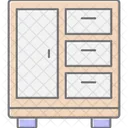 Medicine Cabinet Lineal Color Icon Icon