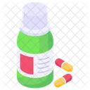 Medicine Jar Pill Bottle Drug Bottle Icon