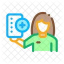 Drug Delivery Courier Icon