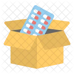 Medicine Delivery Box  Icon