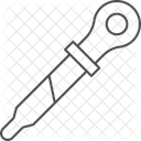 약물 투약기 얇은선 아이콘 아이콘