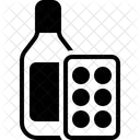 Medicine Bottle Cure Icon