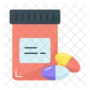 Medicine Bottle Vitamin Icon