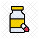 Capsule Drugs Bottle Icon