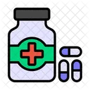 Medicine Jar Medicine Bottle Medical Treatment Icône