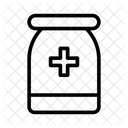 Jar Pills Drugs Icon