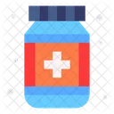 Medicine Jar Pharmaceutical Medication Icon