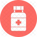 Medicine Jar Dog Food Dog Multivitamins Icon