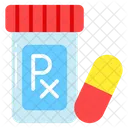Medicine Jar Pill Icon