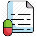 Medicine List Prescription Healthcare Icon