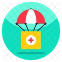 Medicine Parachute Delivery  Icon