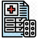 Medicine Prescription Medical Prescription Medical Document Icône