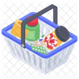 Medicine Shopping Bucket  Icon