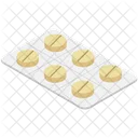 Medicine Strip Medication Pills Icon