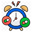 Medicine Time Timepiece Timekeeping Device Icon