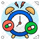 Medicine Time Timepiece Timekeeping Device Icon