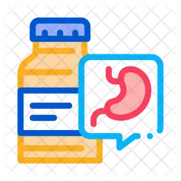 Medicine Vial Stomach  Icon